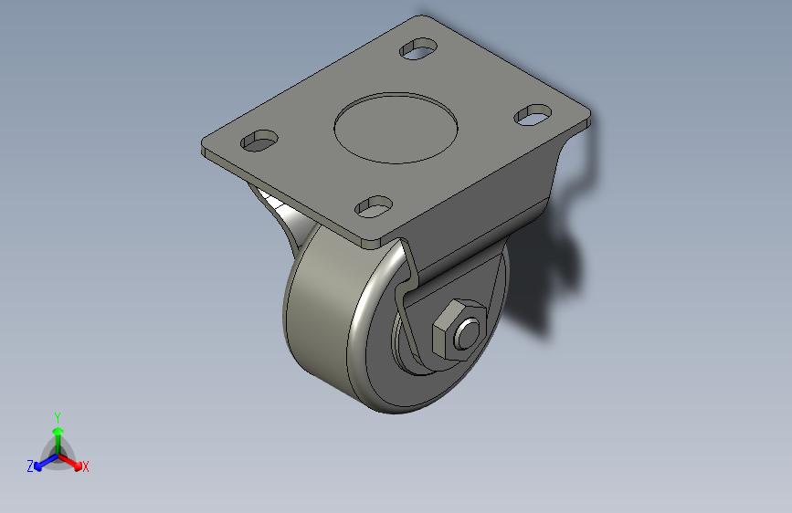 定向脚轮CKJ01-D50-UA怡合达