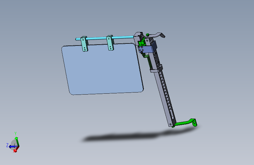 遮阳板装配模型--545521-100