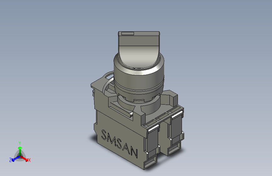短柄旋钮开关QG115-A1-10XK_K0817(0926)0104-B