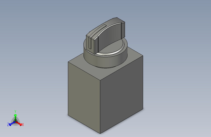二位自锁二常开旋钮NP2-BD23