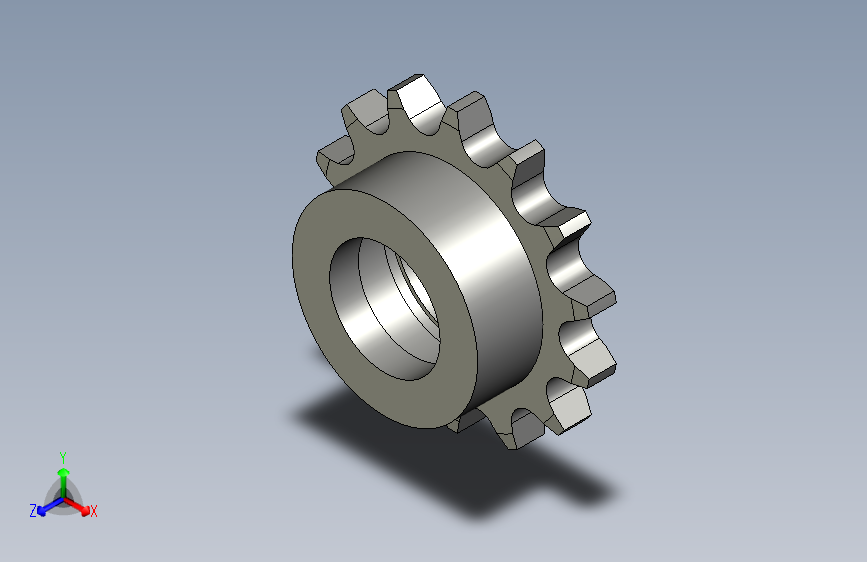 工艺从动链轮DSCB08AB-14