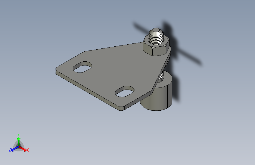 固定板式磁性门吸PP6652