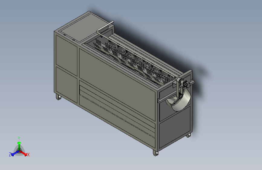 马铃薯去皮清洗机装配图.STEP