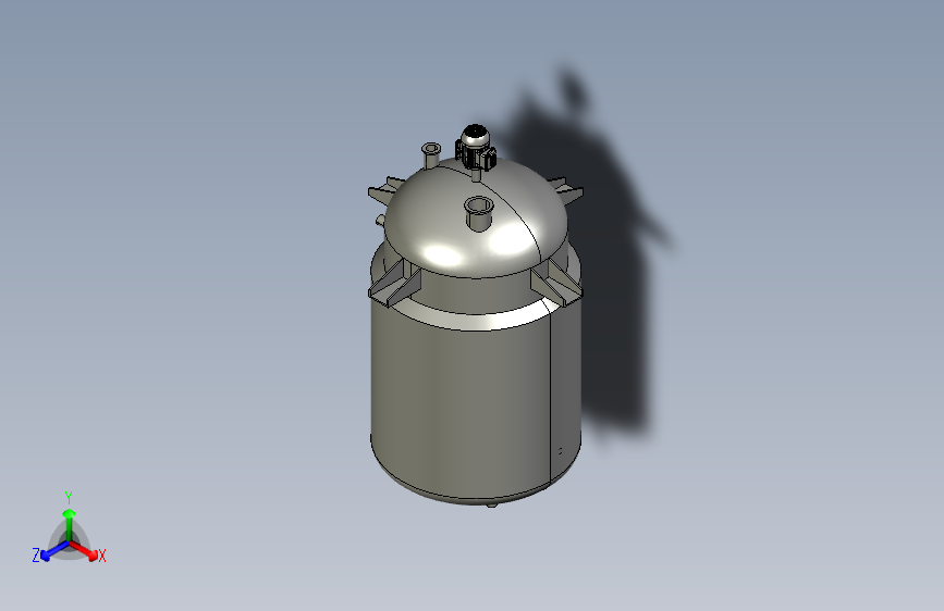 带内部盘管的搅拌反应器