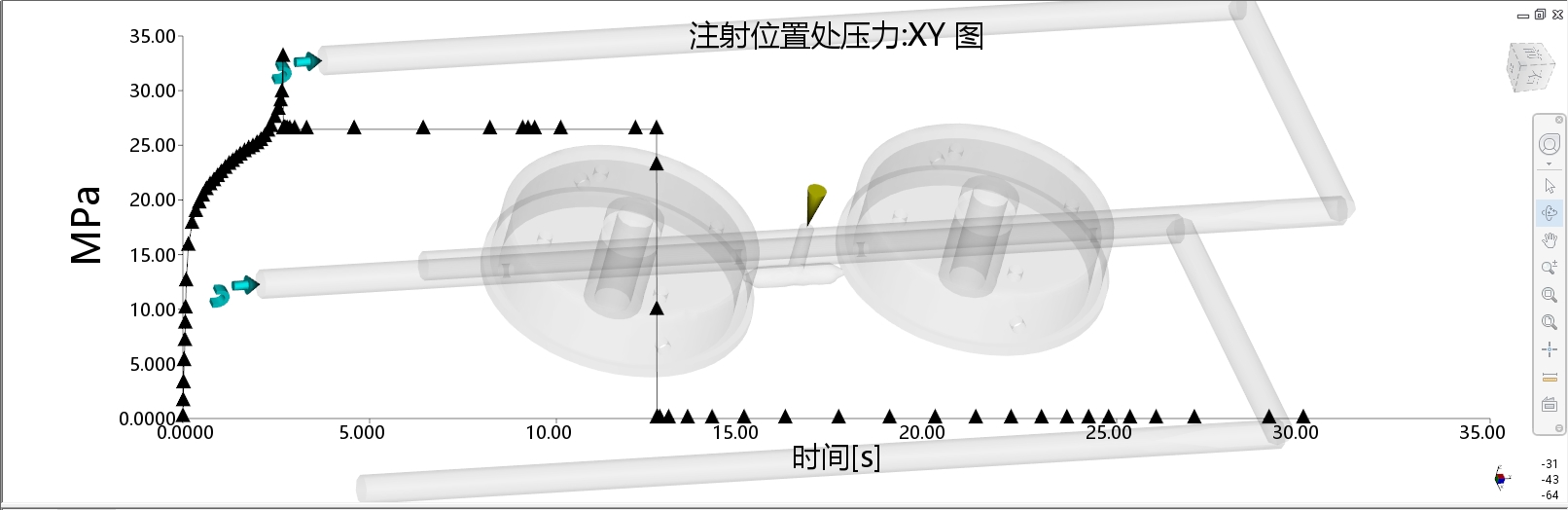 塑料端盖注塑模具设计-含模流