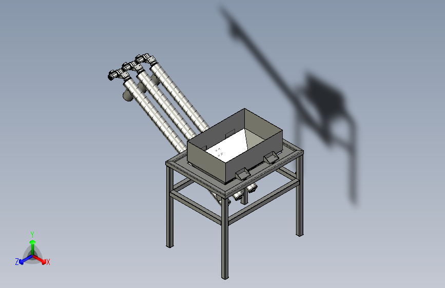 带三重输送机的料斗给料机