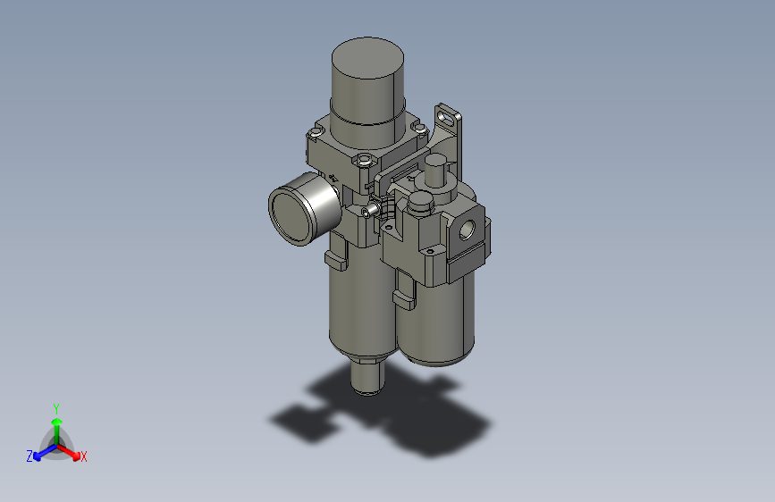 过滤减压阀+油雾器AC30A-02DG-A_0_SMC-1