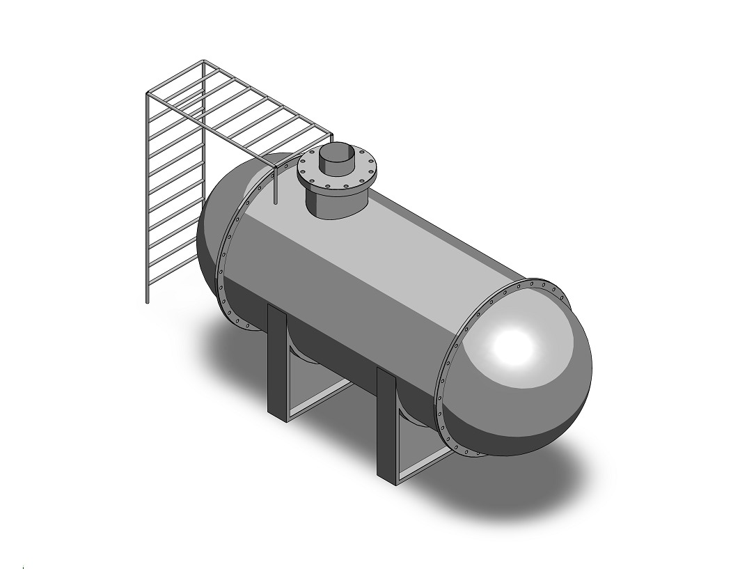 水平储液罐容器