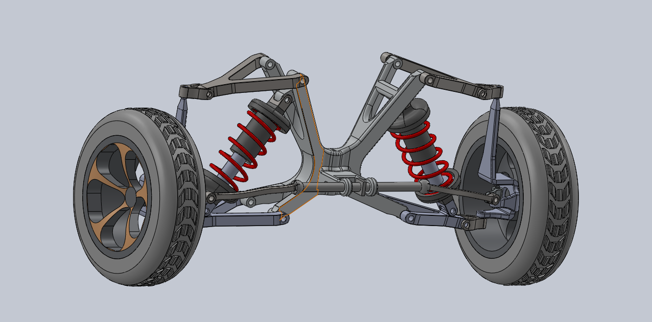 完整的汽车悬挂系统