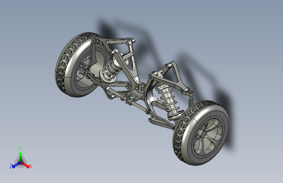 带总成的汽车悬架系统