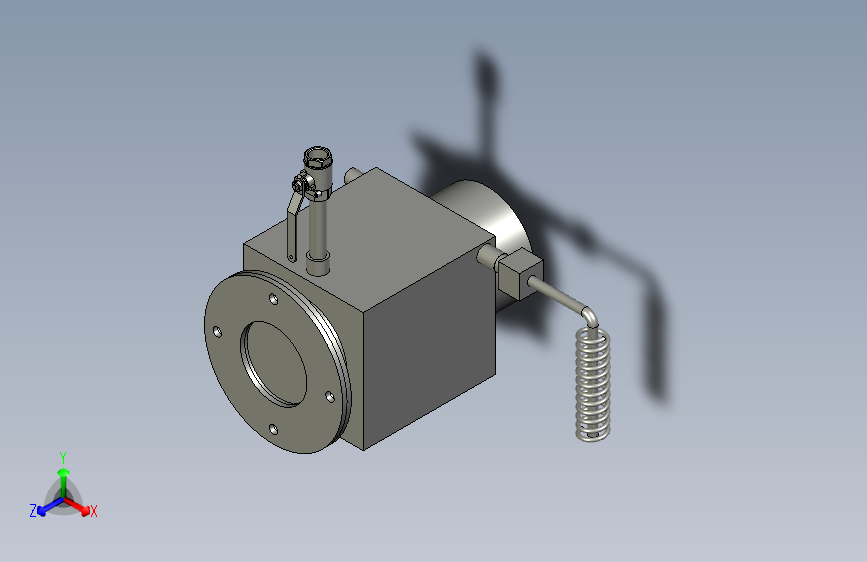 火焰观察口装配