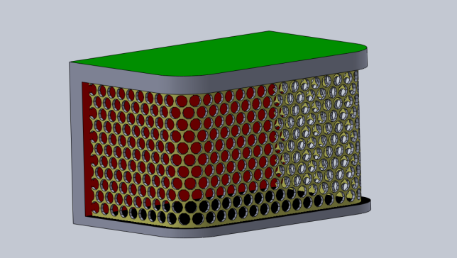 带有线框的笼子