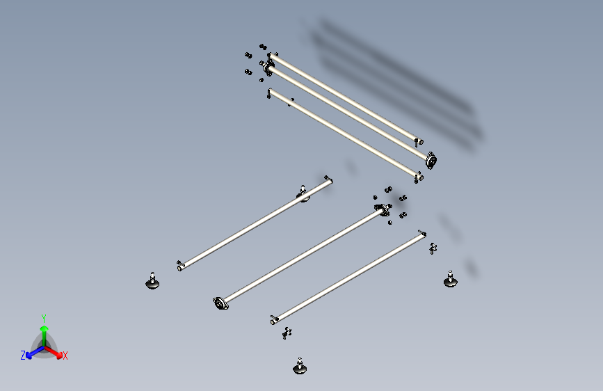 solidworks 3D打印机 主视图