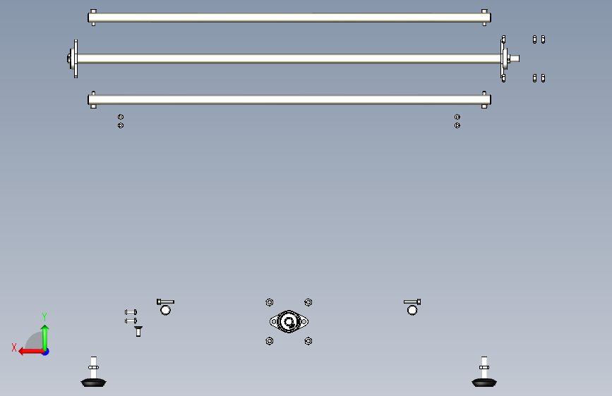 solidworks 3D打印机 背面视图