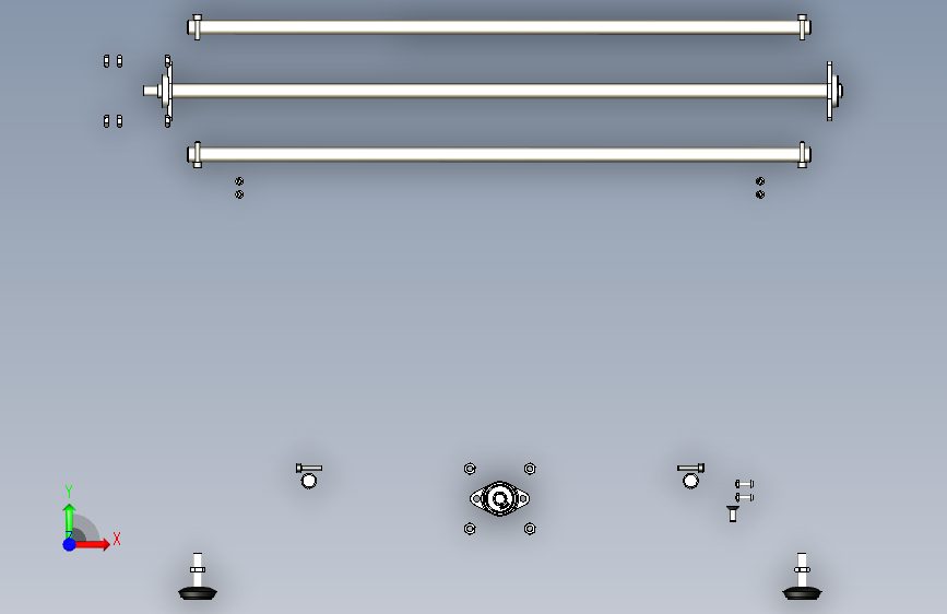 solidworks 3D打印机 正面视图
