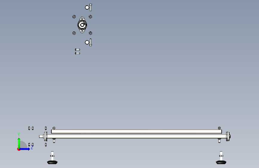 solidworks 3D打印机 左侧视图