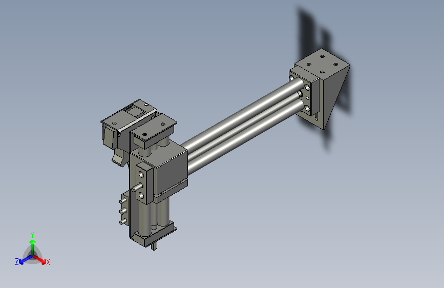 简易喷头调节架