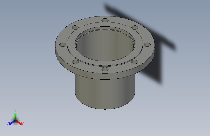 DN150碳钢法兰接管