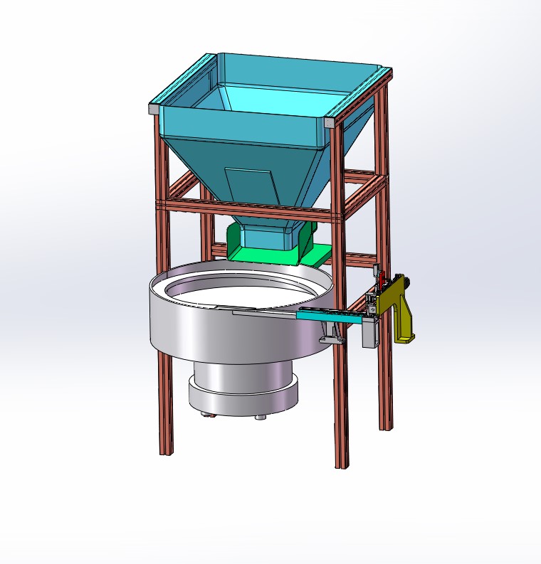 A12 带漏斗震动盘上料机构