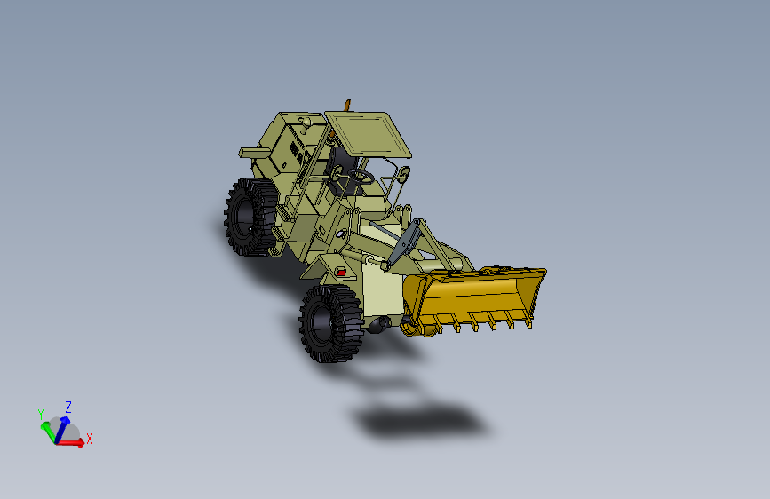 轮式装载机简易 STP格式