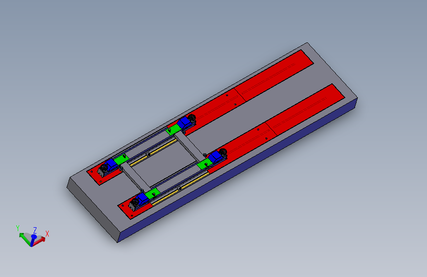 机床定位集成导轨重型导轨 STP格式
