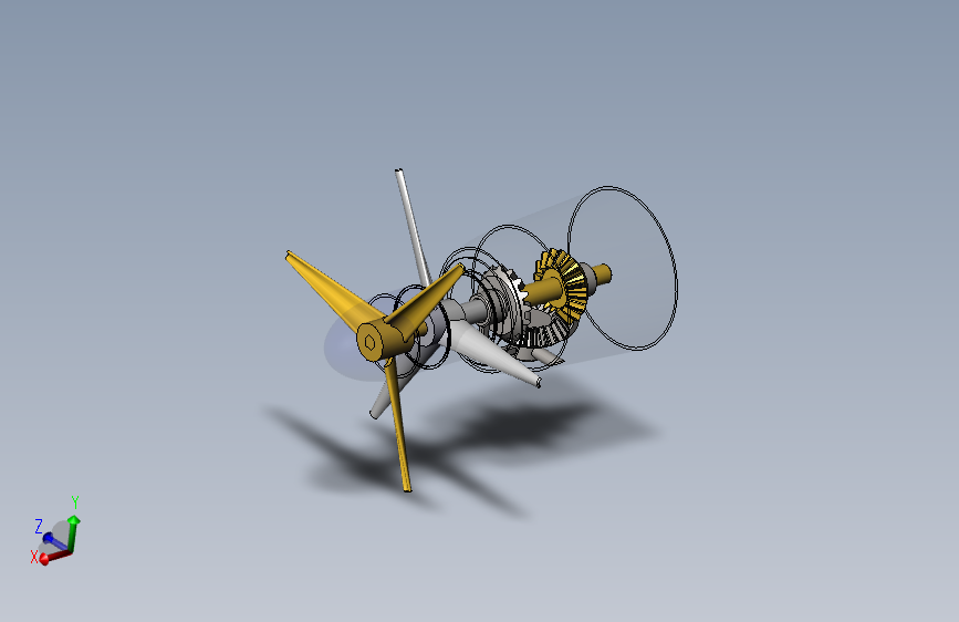 同轴螺旋桨驱动机构