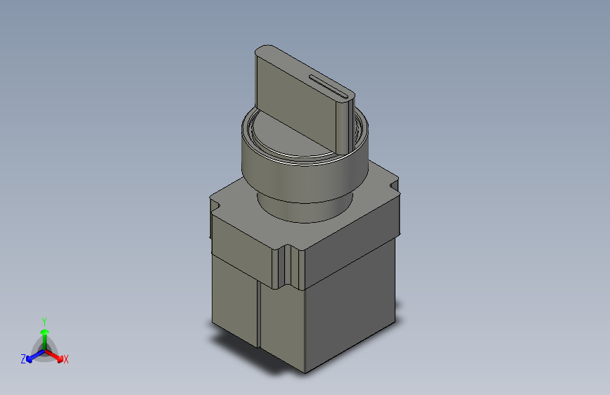 金属座三位旋钮-熔接