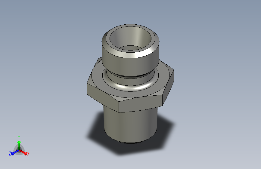卡套式锥螺纹管接头体GBT3734L8R14