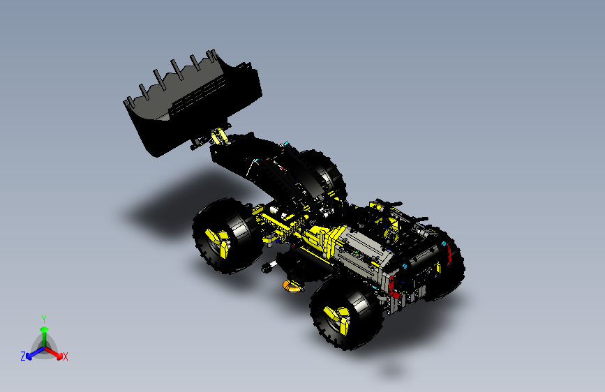 14-乐高概念轮式装载机 STEP IGS