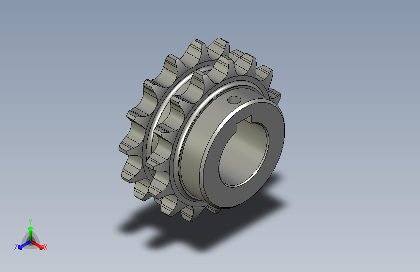链轮15齿08B双链轮B-缸套