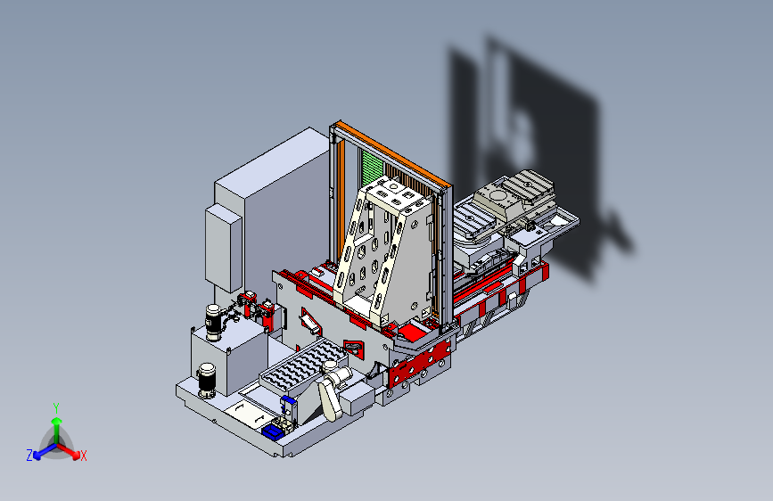 T50卧式加工中心    五轴加工中心多轴机床