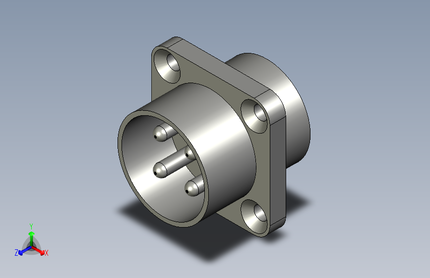 凌科4芯航空头B2001