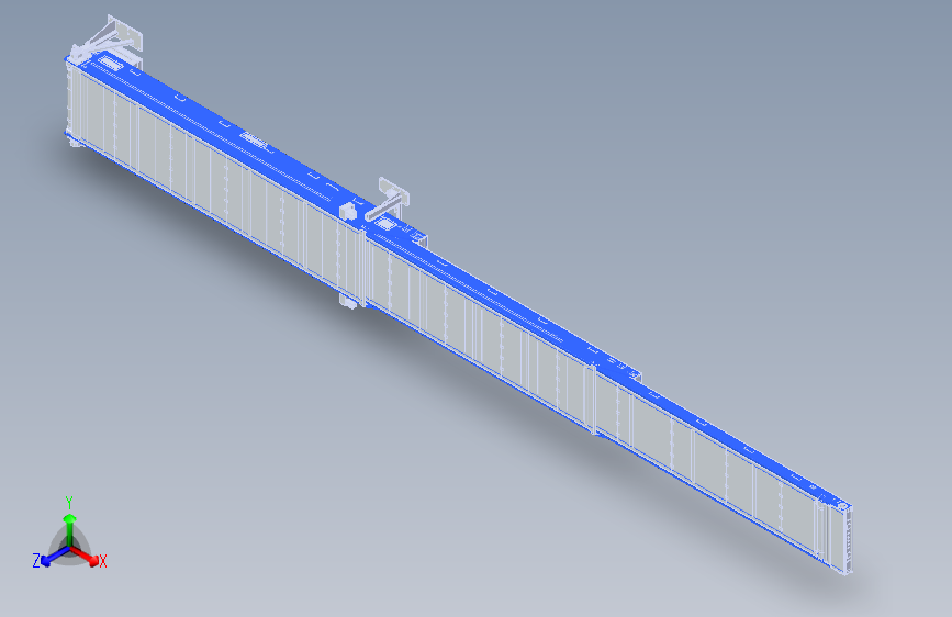 三节伸缩皮带输送机