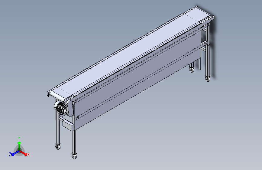 0  伸缩输送带总装配体