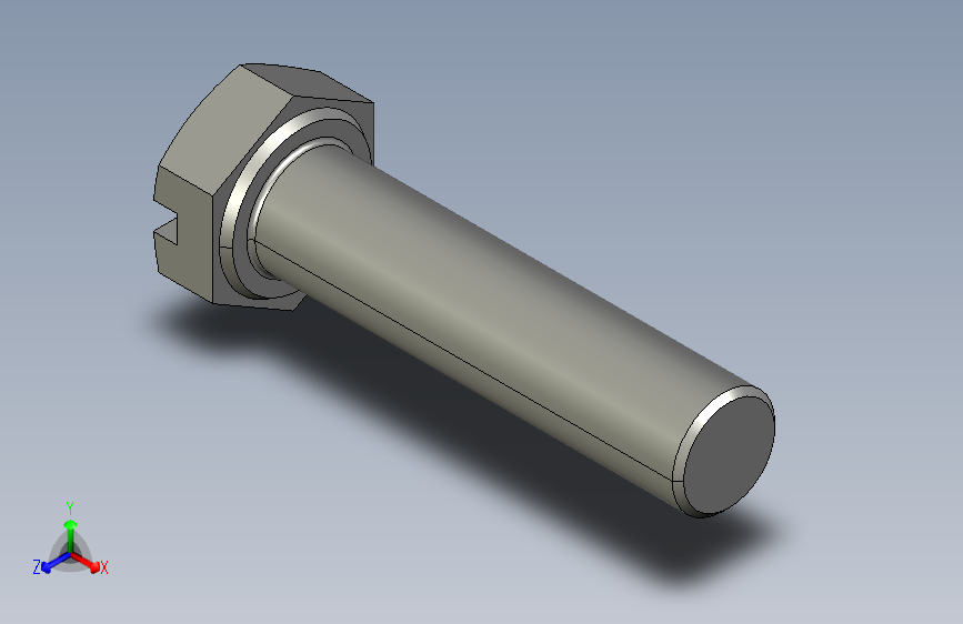 GBT291-2013六角头带槽螺栓M625