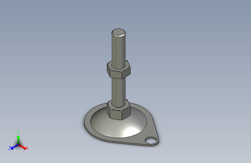 偏心型支脚输送线专用水滴型SFT-100-M16-100-C