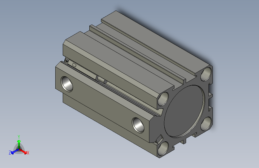 气缸SDAS_32x40_带磁性开关2个亚德客