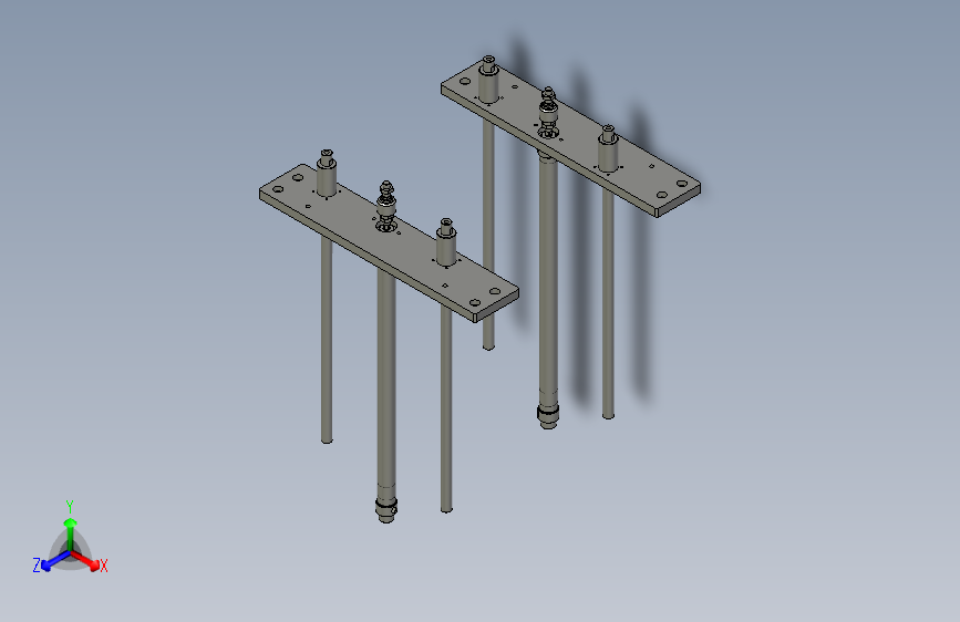 切换皮带升降组件