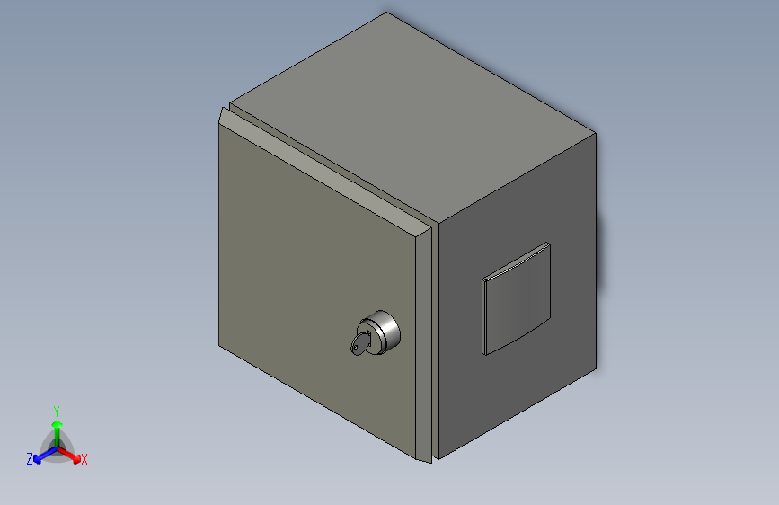 软化仪表柜装配图-starpan1989