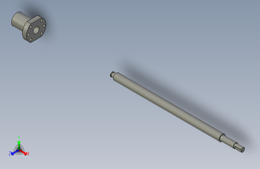 HZ022-X轴-SFS1610-28滚珠丝杠