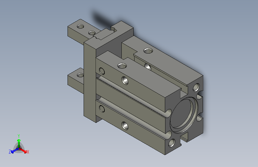 手指气缸HFZ16_CL+DMSH-N-2亚德客
