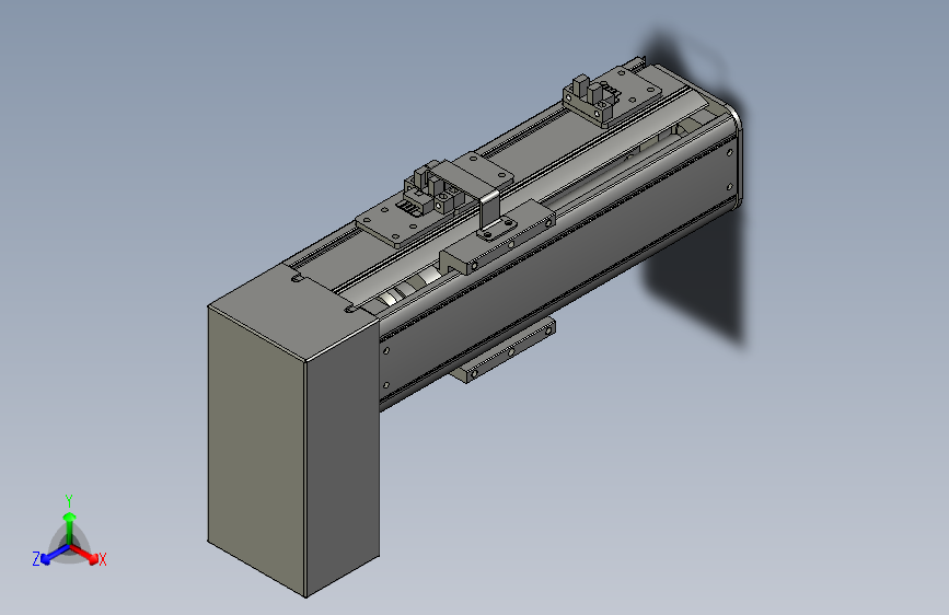 丝杆模组ka60-1620-100-1p-l-p100w-03里面往外锁螺钉驰银