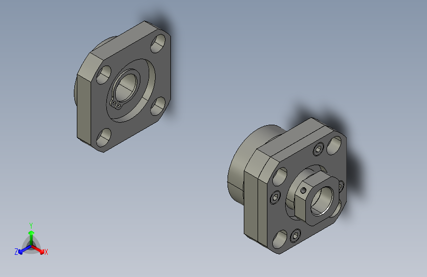 丝杠支座固定侧组件C_TFK15_SET