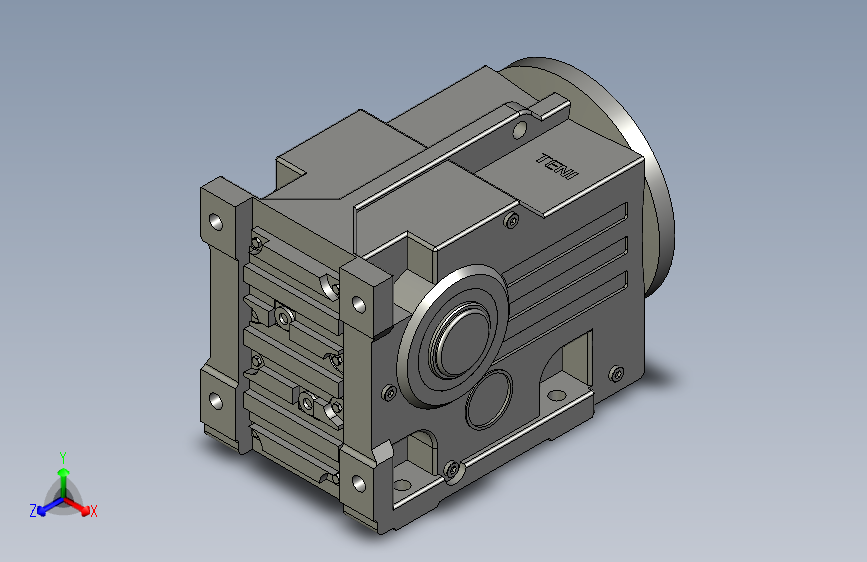 KAB47底脚空心轴安装螺旋锥齿轮减速机KAB47-Y3-4P-1958-M6-0-B_KAB47