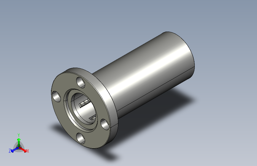 LMF40LUU圆法兰加长型直线轴承