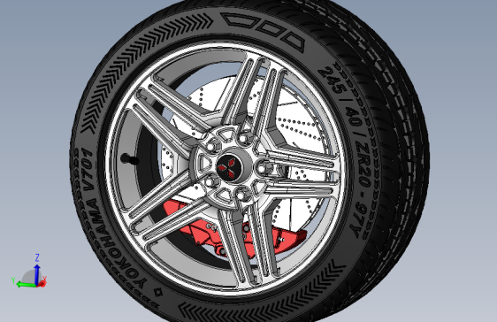 三菱合金轮毂(含刹车片)