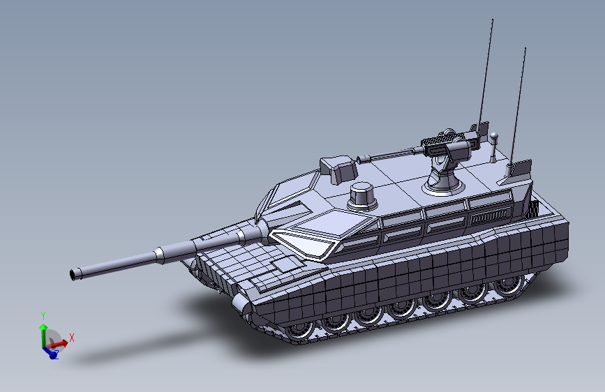 MBT HOZAN简易坦克模型