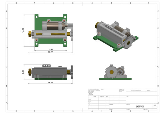 超小型线性伺服电机