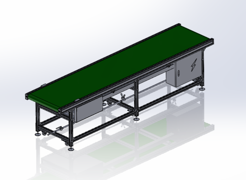 皮带输送线 单层皮带线