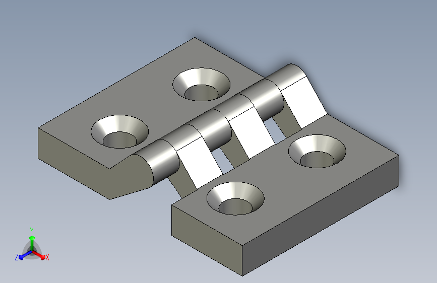 N系列螺钉安装型外露式合页PDNSN-46